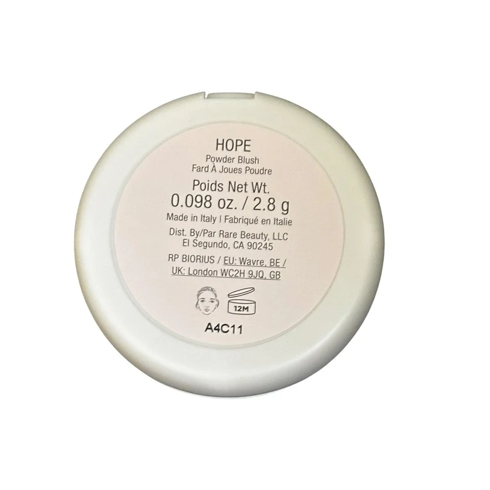 Rare Beauty Soft Pinch Luminous Powder Blush Hope Shimmer Pink 0.098oz NIB